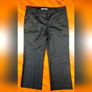 Trina Turk Black Wide Leg Tuxedo Pants Style# 239715 Inseam 29"